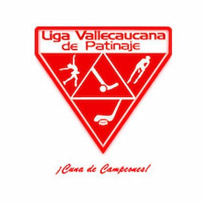 Logo Liga vallecaucana de patinaje patrocinador del club de patinaje Concord Skate en Cali